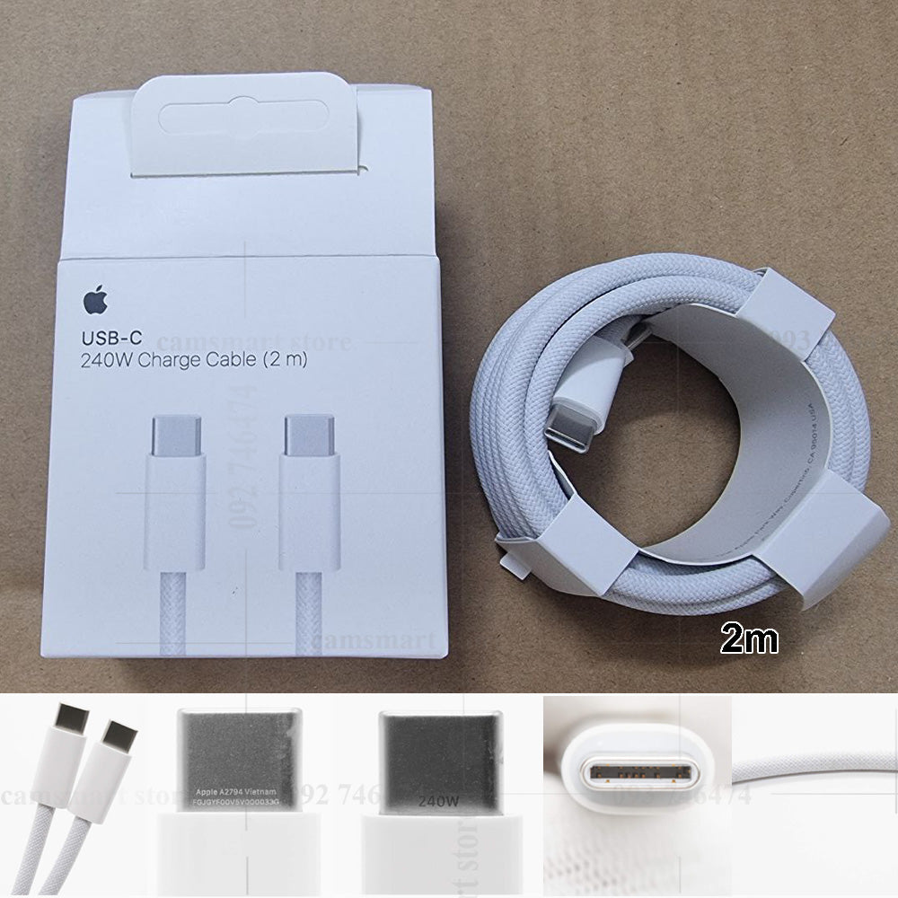 كيبل شحن آبل USB-C بقدرة 240 واط | 2 متر كيبل شحن آبل USB-C بقدرة 240 واط | 2 متر